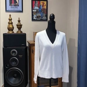 Neiman Marcus Cashmere Long Sleeve Sweater